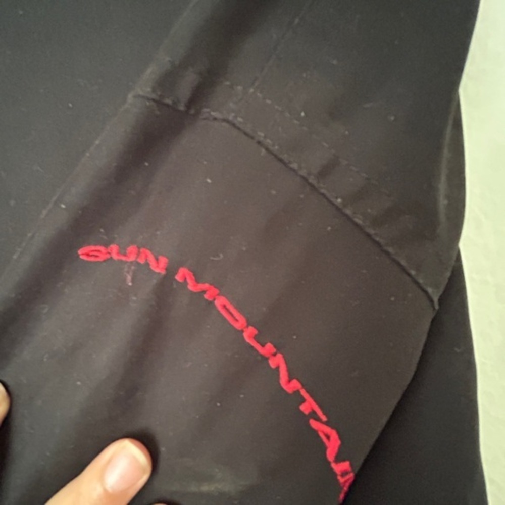 Sun Mountain Black Pullover Jacket - image 6